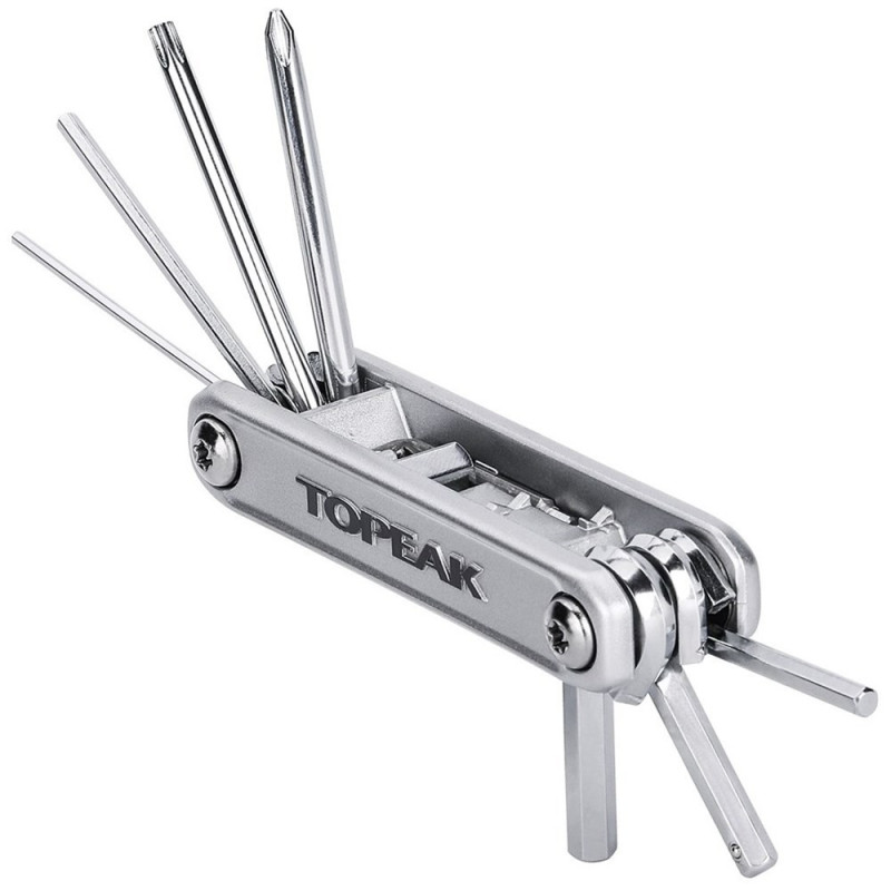 Klucz TOPEAK X-Tool+ SILVER - 11 FUNKCJI