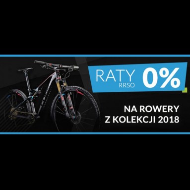 Raty 0% na rowery z kolekcji 2018