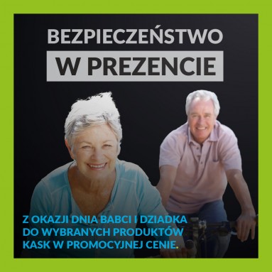 Podaruj bezpieczeństwo na Dzień Babci i Dziadka - kaski Merida za 49 zł