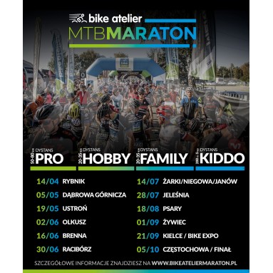 Nowy sezon Bike Atelier MTB Maratonu - poznaj kalendarz startów