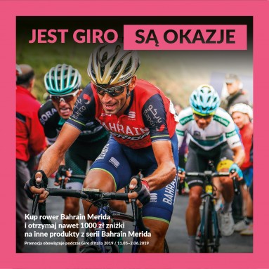 Jest Giro, są okazje! Kup rower Bahrain-Merida i odbierz darmowe produkty nawet 